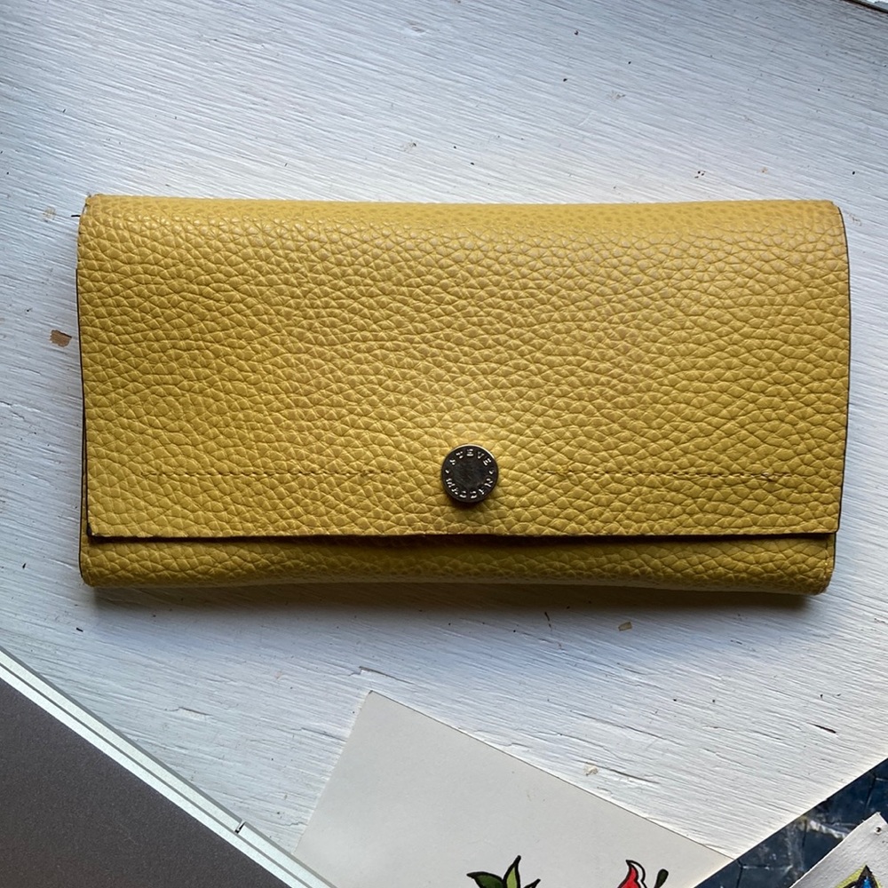 Yellow steve madden wallet